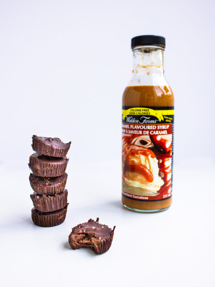 Salted Peanut Butter Caramel Syrup Cups