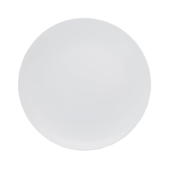 white elegant plastic plates
