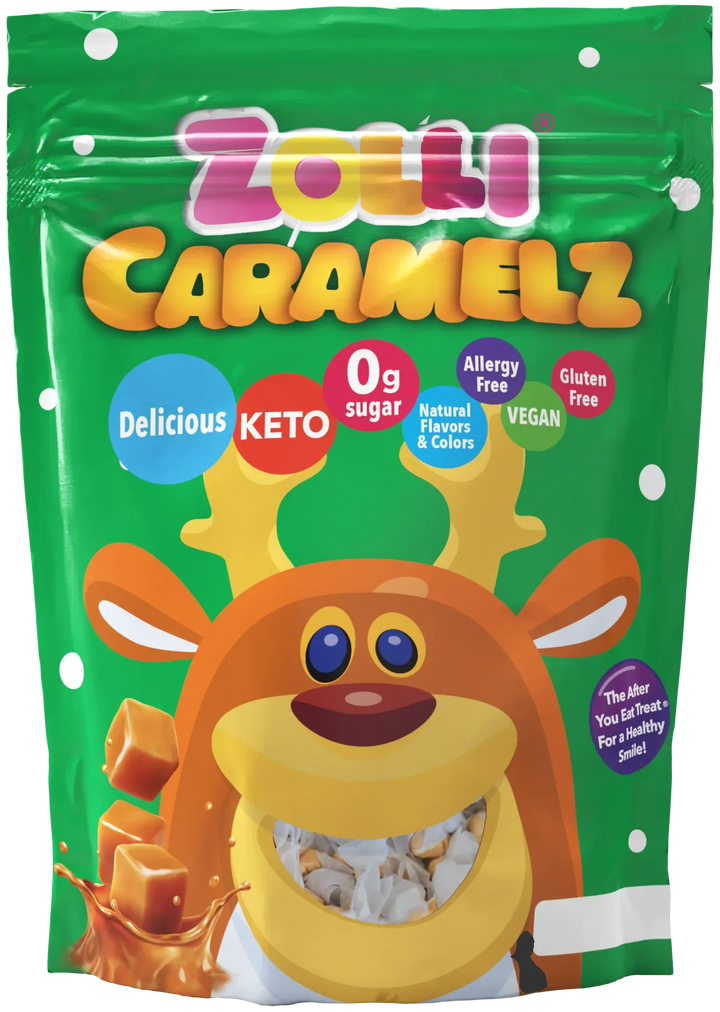 Zolli Candy Caramelz - Irresistibly Sweet (3 oz) | Allergy-Friendly, Sugar-Free, Diabetic-Friendly, Keto, Gluten-Free, Vegan, Kosher