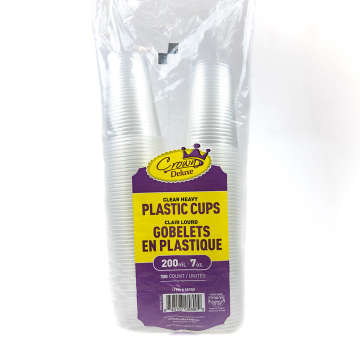 Crown Plastic Cups 7 oz 100-Pack: Versatile and Reliable Drinkware for Any Occasion