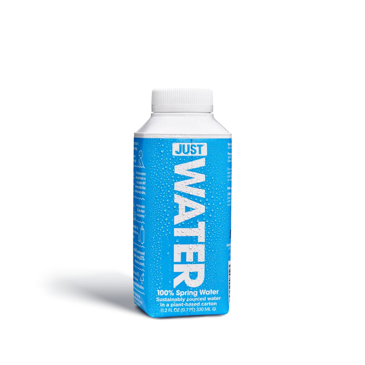 Just Water 11.2 oz - Sustainably Sourced Alkaline Spring Water in Eco-Friendly Plant-Based Carton