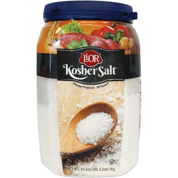 LiOR Kosher Salt 1 kg - Pure, High-Quality Kosher Salt for Culinary Excellence