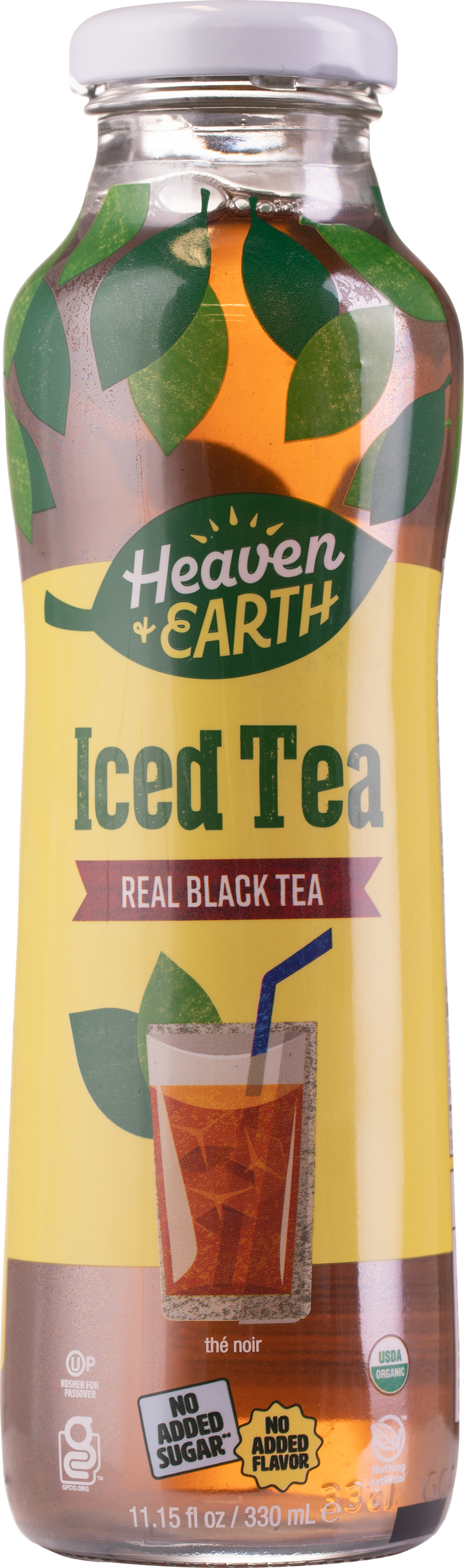 Heaven & Earth Organic Black Tea Iced Tea, 330ml