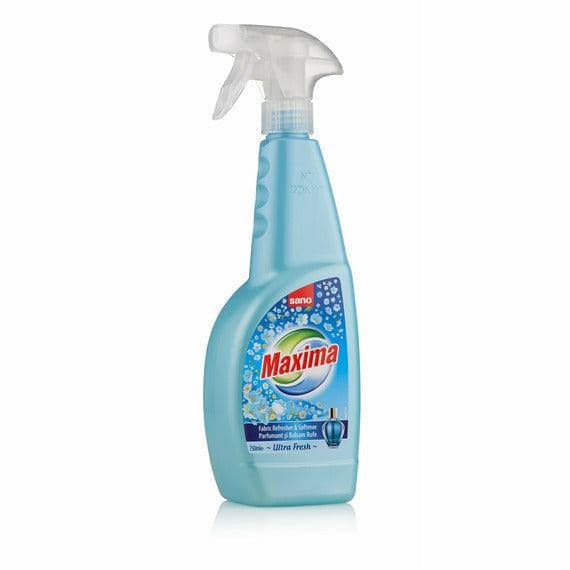 Sano Maxima Ultra Fresh Fabric Refresher for Dryer - 750 ml | Unleash Intense Freshness and Anti-Static Brilliance