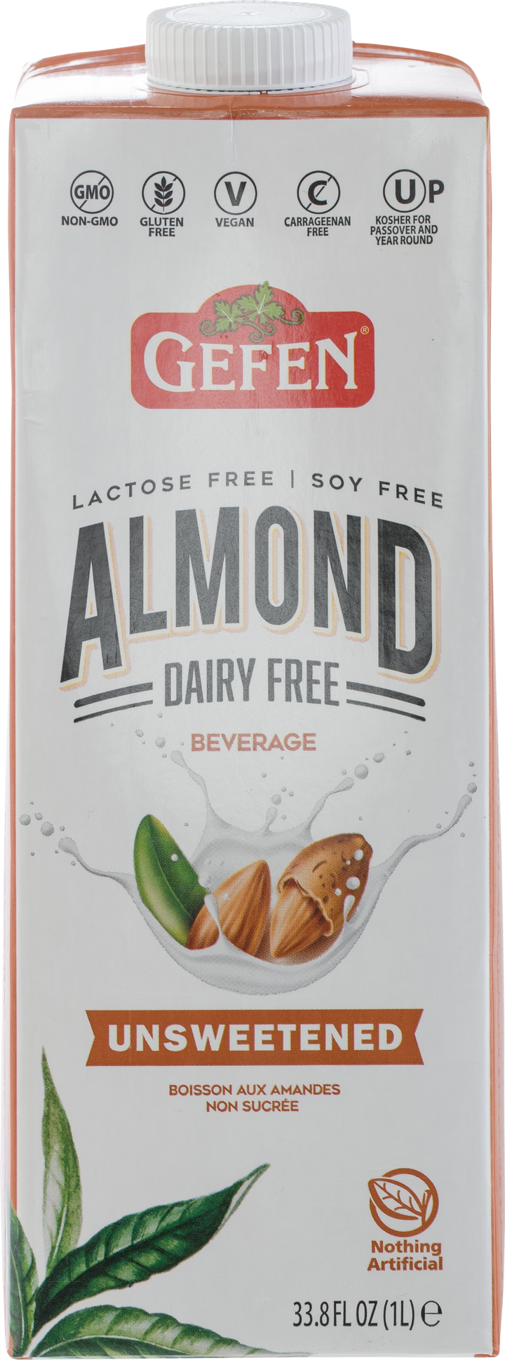 Gefen, lait d'amande non sucré
