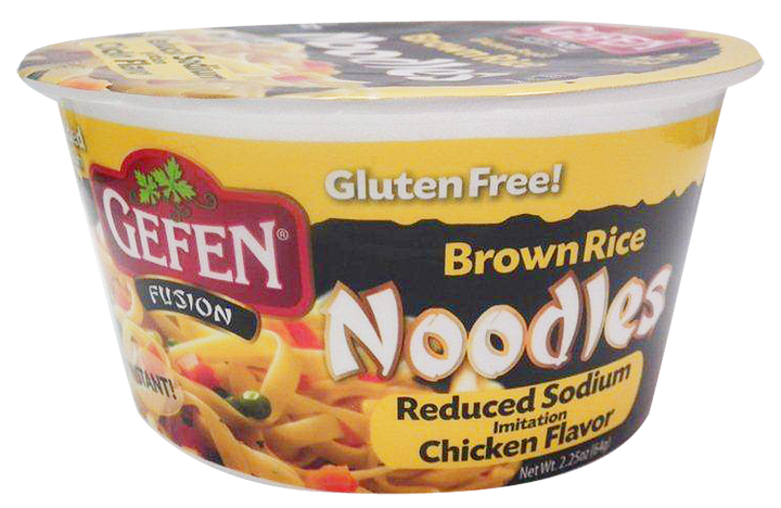 Gefen, Brown Rice Noodle Soup, Chicken Flavor, Reduced Sodium