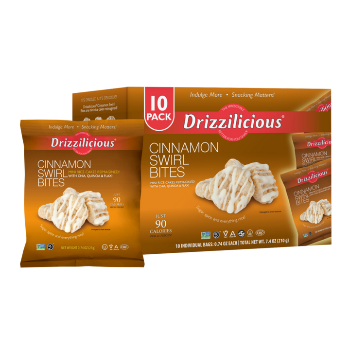 Drizzilicious, bouchées tourbillon de cannelle, format familial