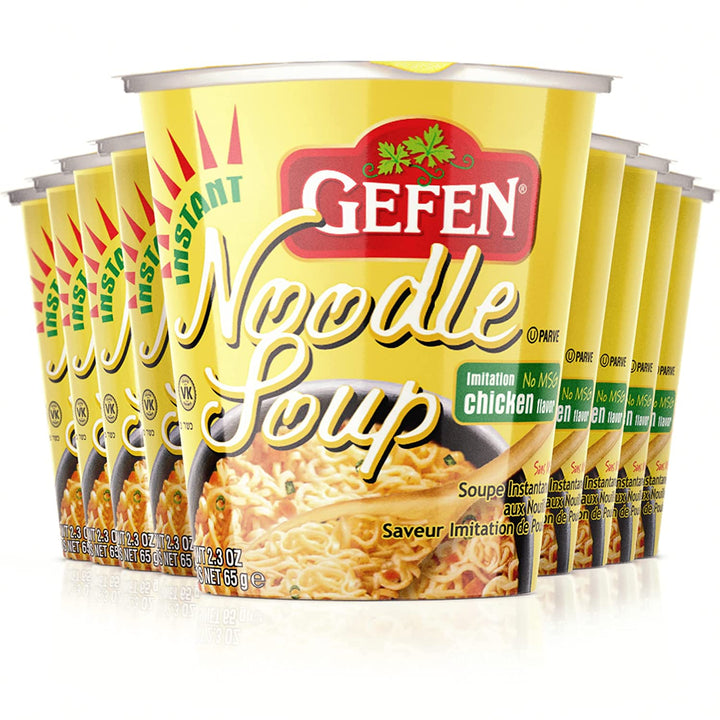 Gefen Instant Chicken Noodle Soup - 2.30 oz Packet, MSG-Free for Quick and Flavorful Comfort