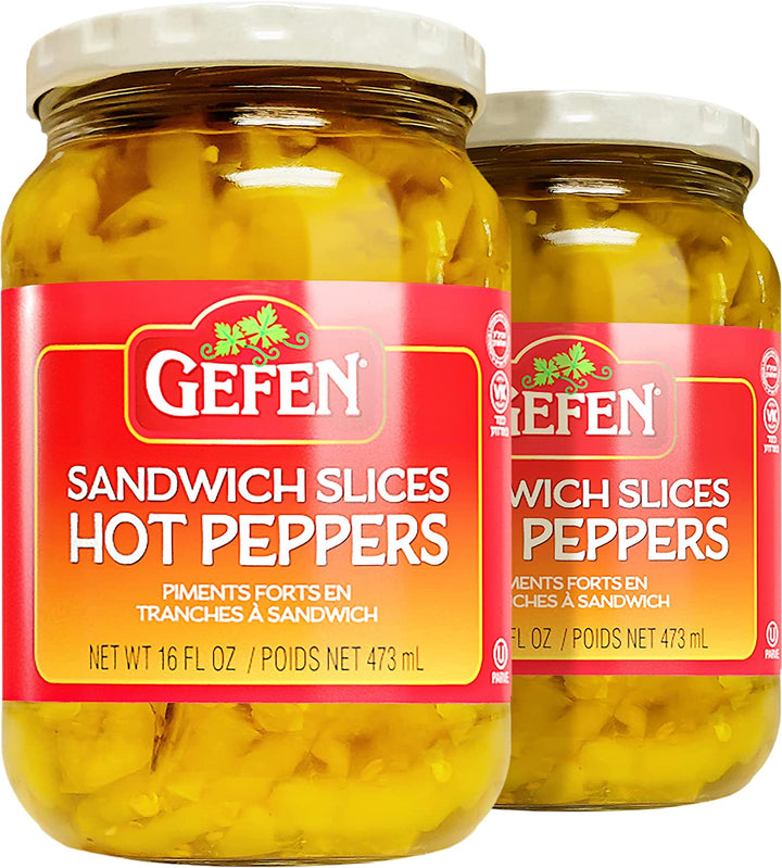 Gefen, piments forts tranchés en sandwich