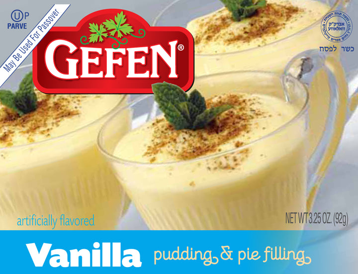 Gefen, pouding à la vanille
