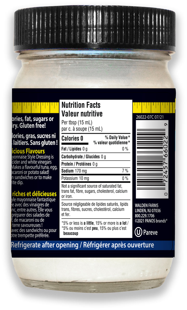 Walden Farms Amazin' Mayo Style Dressing, 12 fl oz