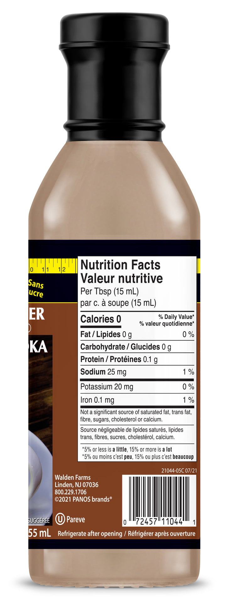 Walden Farms Coffee Creamer, Mocha, 12 fl oz