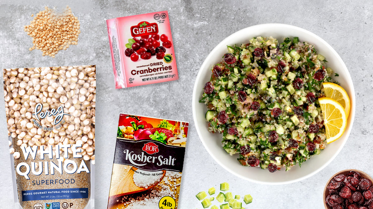 Refreshing Quinoa Salad with Cranberries and Cucumber