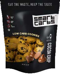 Smart Carb Sugar-Free Cocoa Chip Cookies 4.5 oz - Gluten-Free Chocolate Bliss