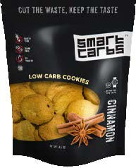 Smart Carb Sugar-Free Cinnamon Cookies 4.5 oz - Gluten-Free Spice Delight
