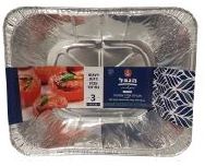 Crown, Aluminum Extra Deep Roasters 3 pk