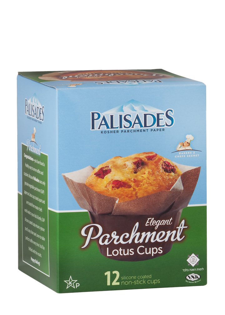 Parchment Lotus cupcake cups
