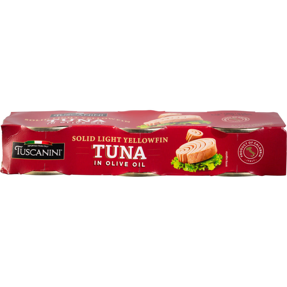 Tuscanini, boîte, steak de thon léger dans l'huile, 3pk 