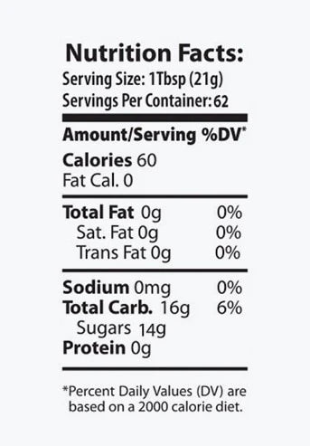 Health Garden Organic Agave Blue Sweetener 660 g - Pure, All-Natural Sweetness