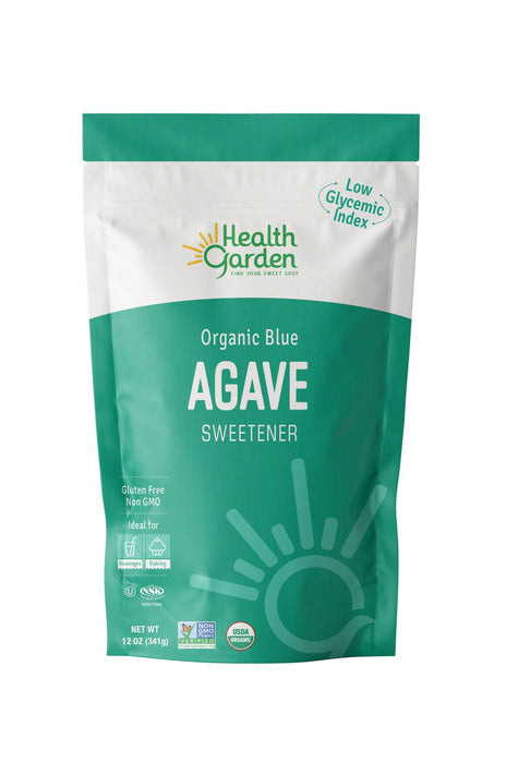Health Garden Agave Blue Powder Sweetener 340 g - Natural and Low-Glycemic Sugar Alternative