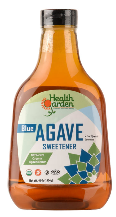 Health Garden Organic Agave Blue Sweetener 1304 g - Pure, All-Natural Sweetness