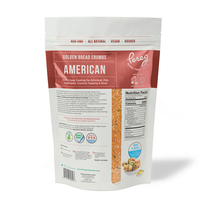 Pereg Breadcrumbs, American, 12 oz