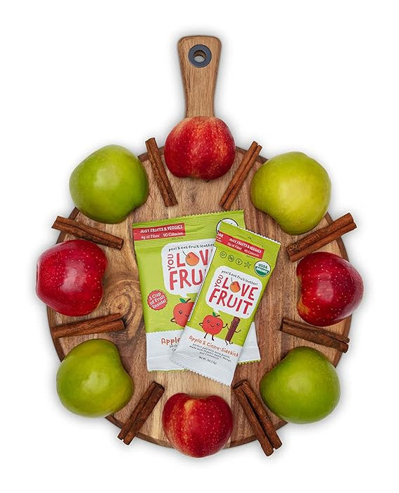 You Love Fruit Apple Cinnamon Leather 1 oz - A Flavorful Burst of Organic Goodness