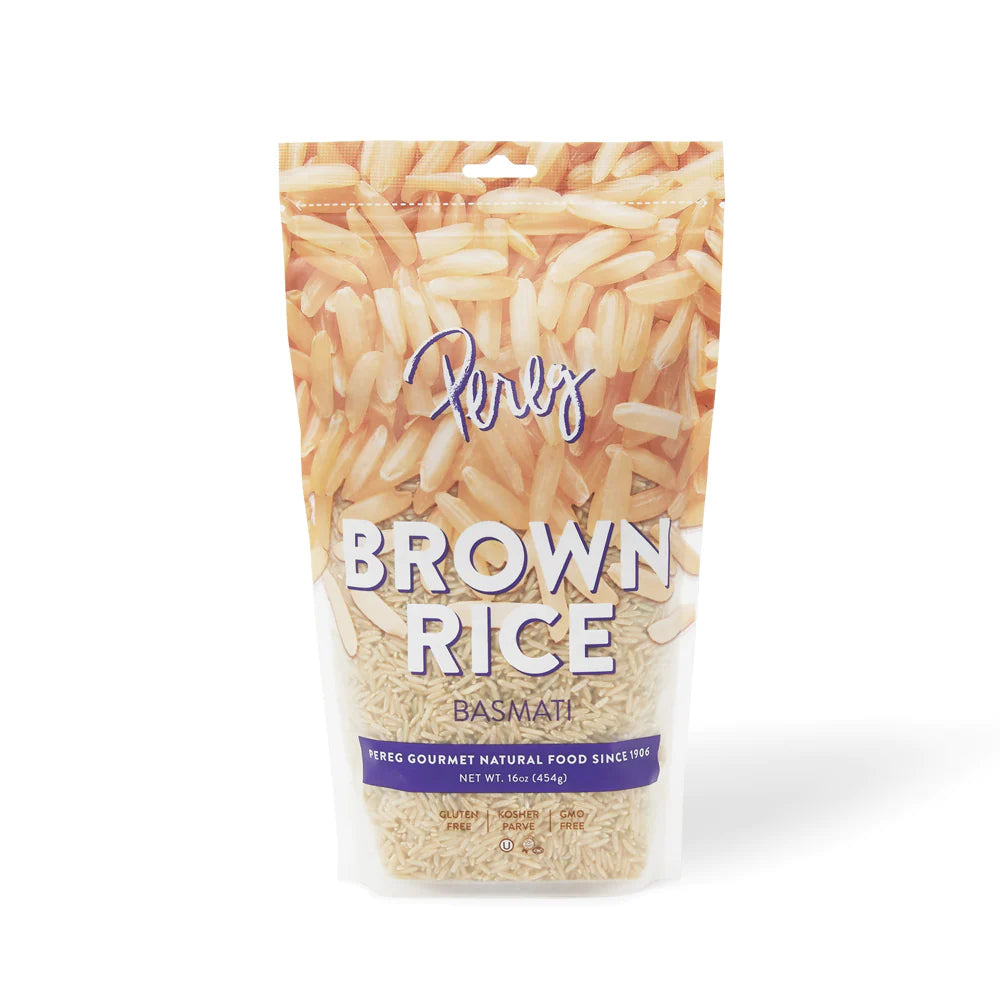 Pereg Brown Basmati Rice, 16 oz