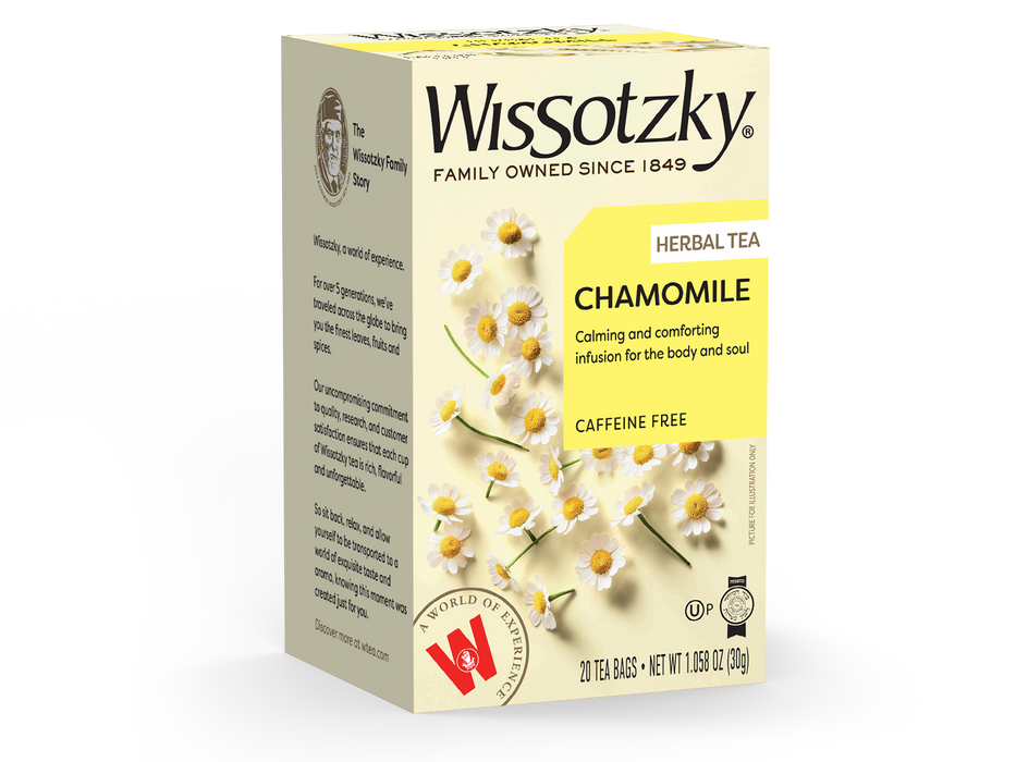 Wissotzky, tisane, saveur camomille 20pk