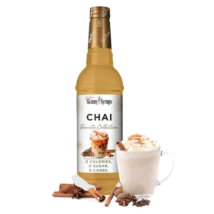 Skinny Mixes Sugar Free Chai Syrup - Calorie Free - 0g net Carb