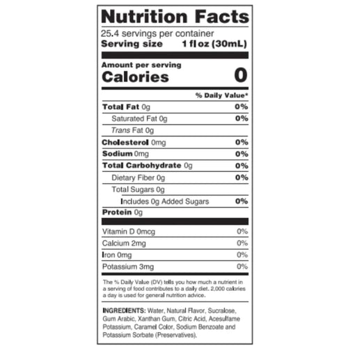Skinny Mixes Sugar Free Chai Syrup - Calorie Free - 0g net Carb