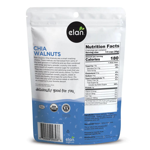 Elan Chia Walnuts - Gluten free - Non GMO