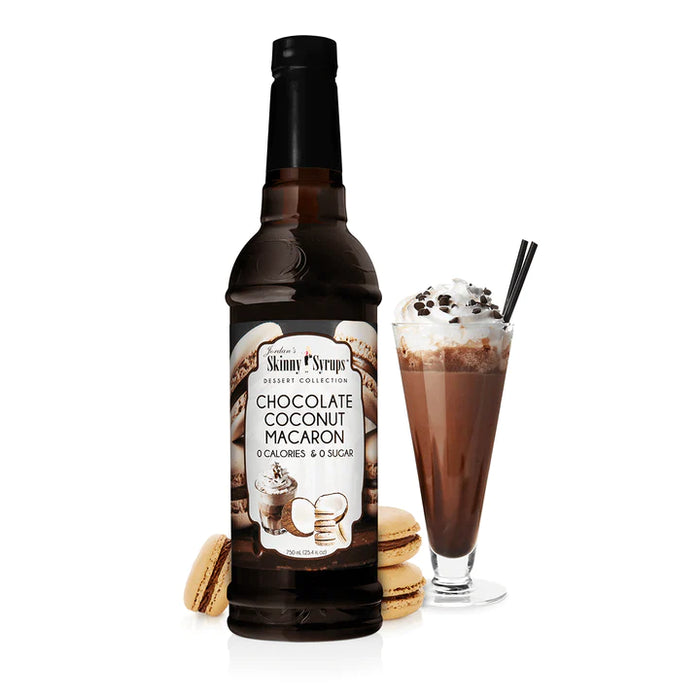 Skinny Mixes Sugar-Free Chocolate Coconut Macaroon Syrup: Calorie-Free Bliss with 0g Net Carbs