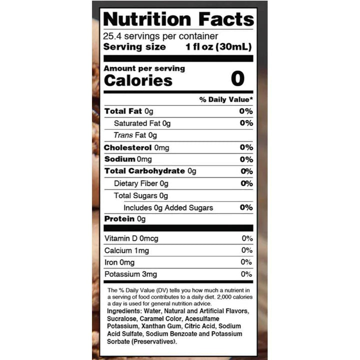 Skinny Mixes Sugar Free Chocolate Coconut Macaroon Syrup - Calorie Free - 0g Net Carb