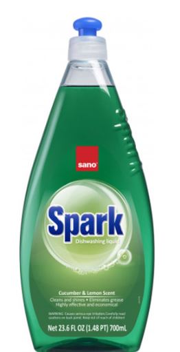 Sano Dishwashing Liquid Classic 700 ml - Powerful Grease Removal and Polishing for Sparkling Dishes
