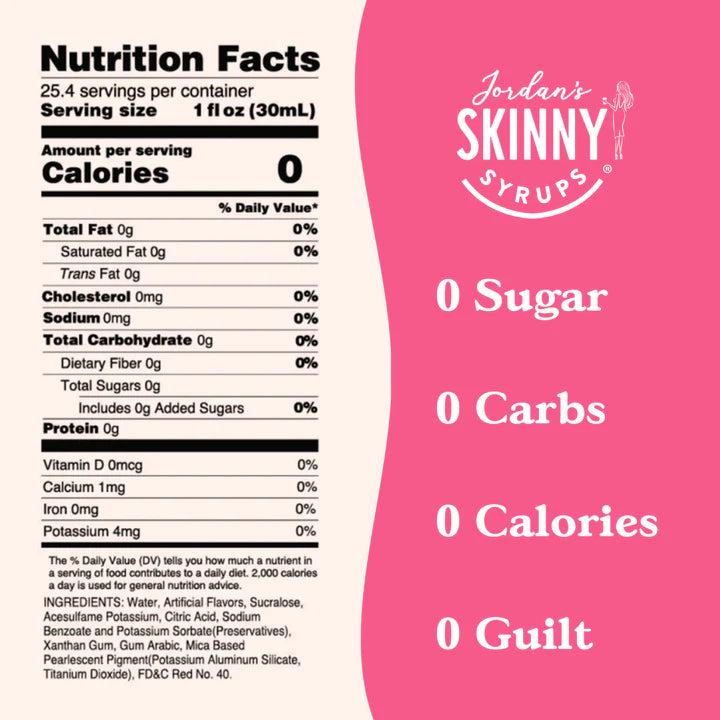 Skinny Mixes Sugar Free Cotton Candy Syrup - Calorie Free - 0g Net Carb