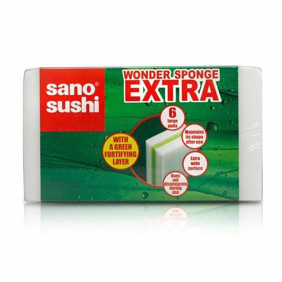 Sano Extra Wonder Pads - Pack of 6 | With Strengthening Green Layer