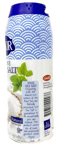 LiOR Fine Sea Salt Shaker 500 g - Culinary Finesse