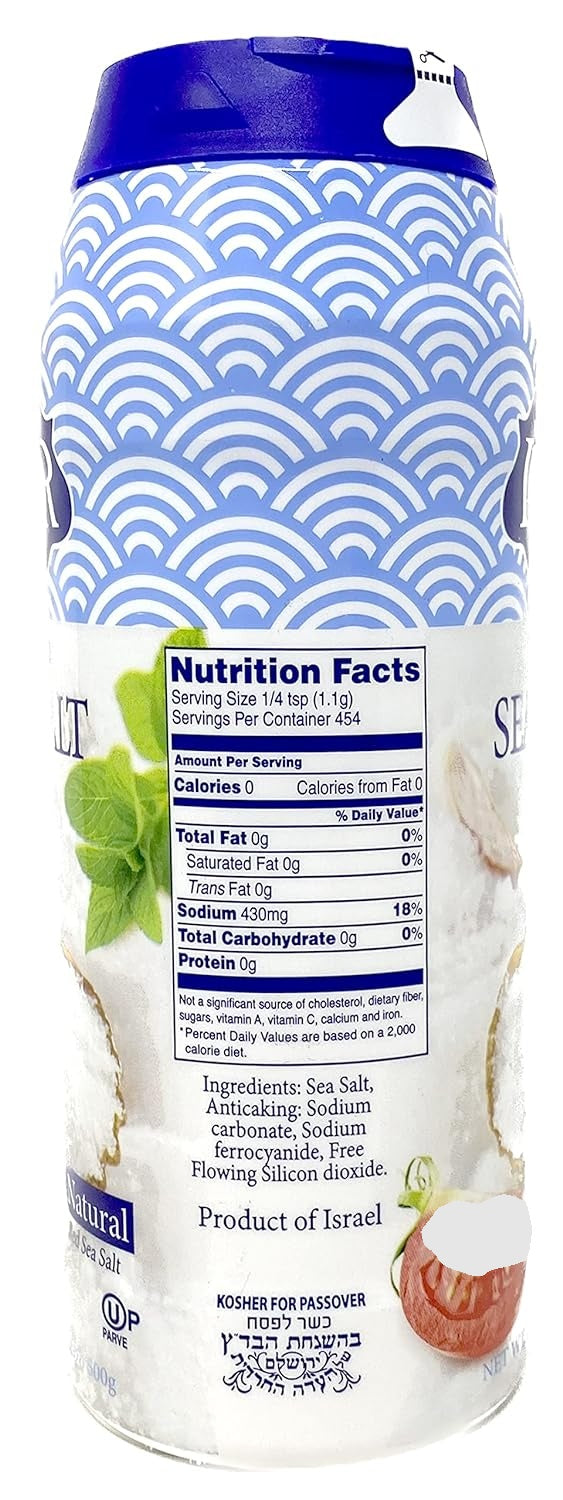 LiOR Fine Sea Salt Shaker 500 g - Culinary Finesse