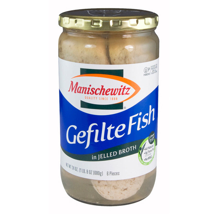 Manischewitz Gefilte Fish in Jelled Broth 680 g - Timeless Tradition