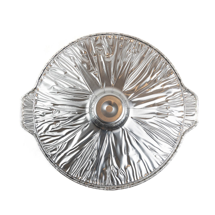 Crown Medium Aluminum Pots with Covers 2-Pack: Cook with Precision and Versatility