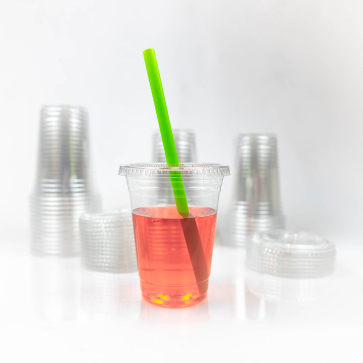 Crown Beverage Cups with Lids 16 oz 32-Pack: Sip and Seal Your Refreshments with Ease