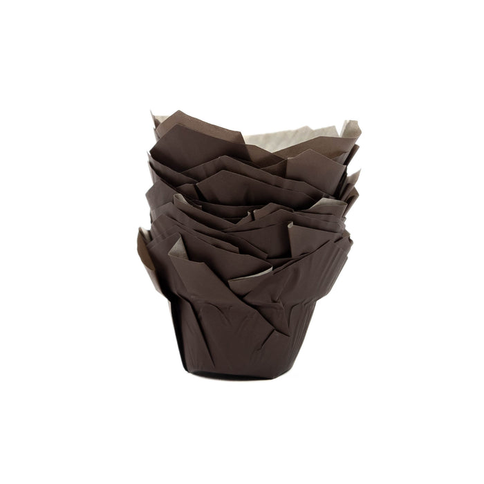 Palisades Parchment Lotus Cupcake Cups - 12-Pack: Elevate Your Cupcake Creations