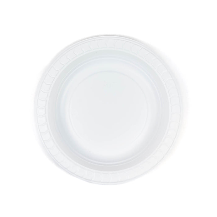 Crown Plastic Plates 6" - 100-Pack: Essential and Versatile Dining Companions