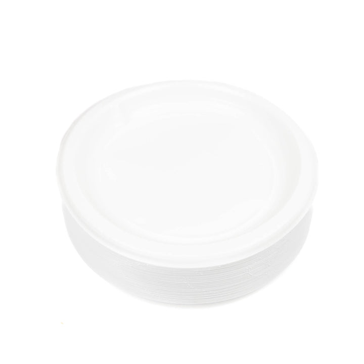 Crown Plastic Plates 9" - 100-Pack: Versatile and Reliable Dining Essentials