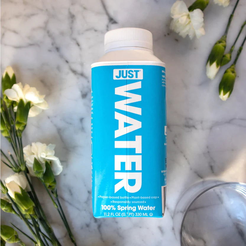 Just Water 11.2 oz - Sustainably Sourced Alkaline Spring Water in Eco-Friendly Plant-Based Carton