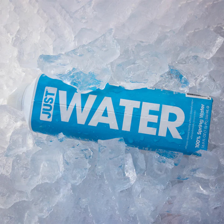 Just Water 16.9 oz - Sustainably Sourced Alkaline Spring Water in Eco-Friendly Plant-Based Carton