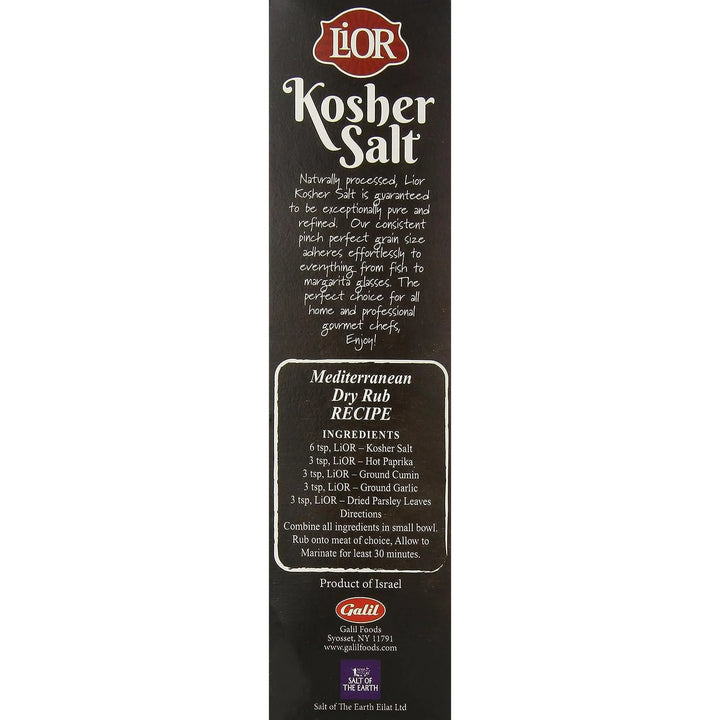 LiOR Kosher Salt - Culinary Excellence (1.815 kg)