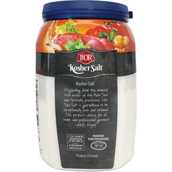 LiOR Kosher Salt 1 kg - Pure, High-Quality Kosher Salt for Culinary Excellence