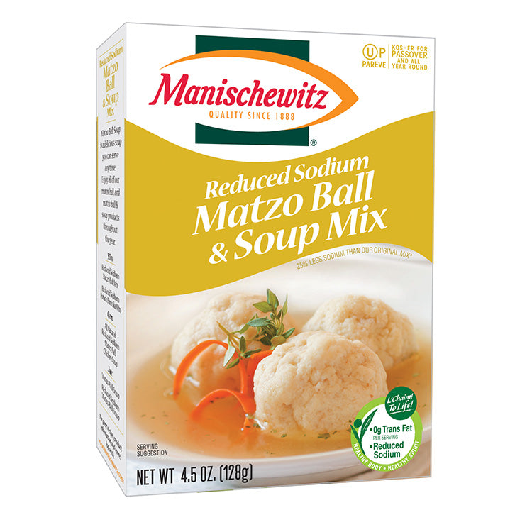 Reduced Sodium Matzo Ball & Soup Mix - 127g | Wholesome Flavor without Compromising Health